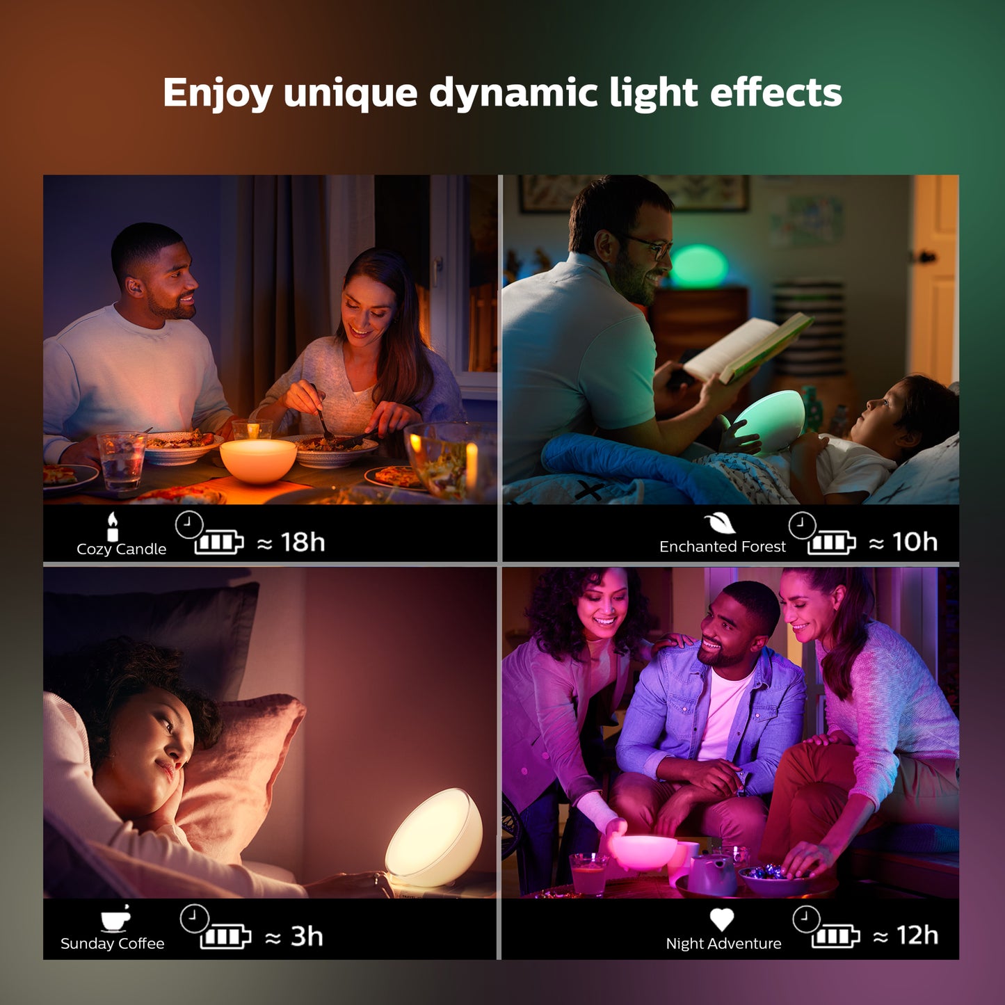 Philips Hue Hue Go Bordlampe m. Bluetooth