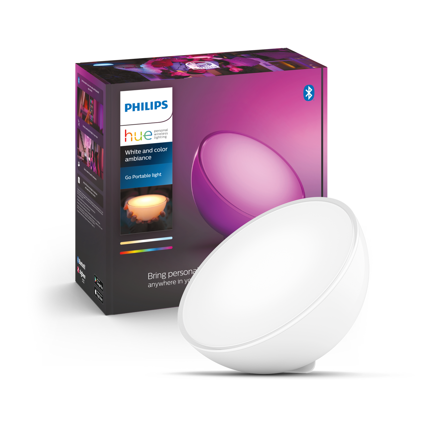 Philips Hue Hue Go Bordlampe m. Bluetooth