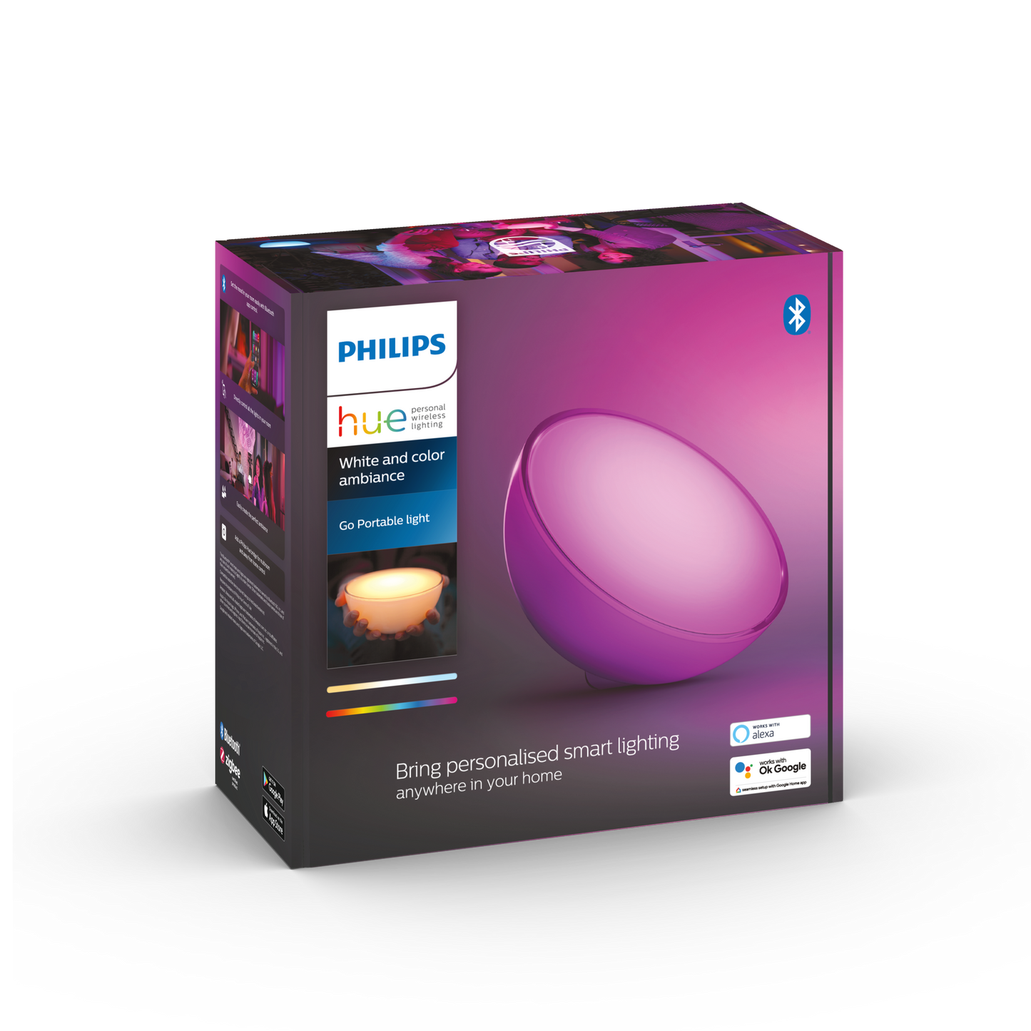 Philips Hue Hue Go Bordlampe m. Bluetooth