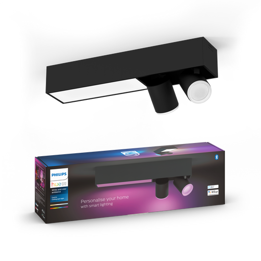 Philips Hue Centris Hue Loftlampe 2-Spot - Sort