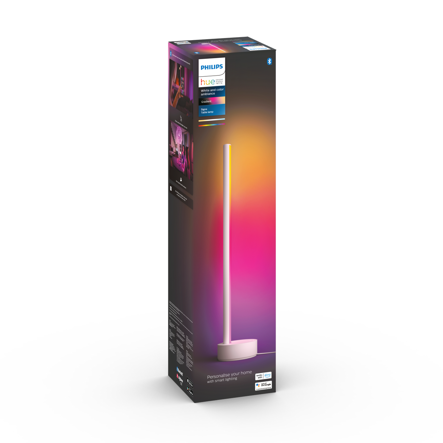 Philips Hue Gradient Signe bordlampe - hvid