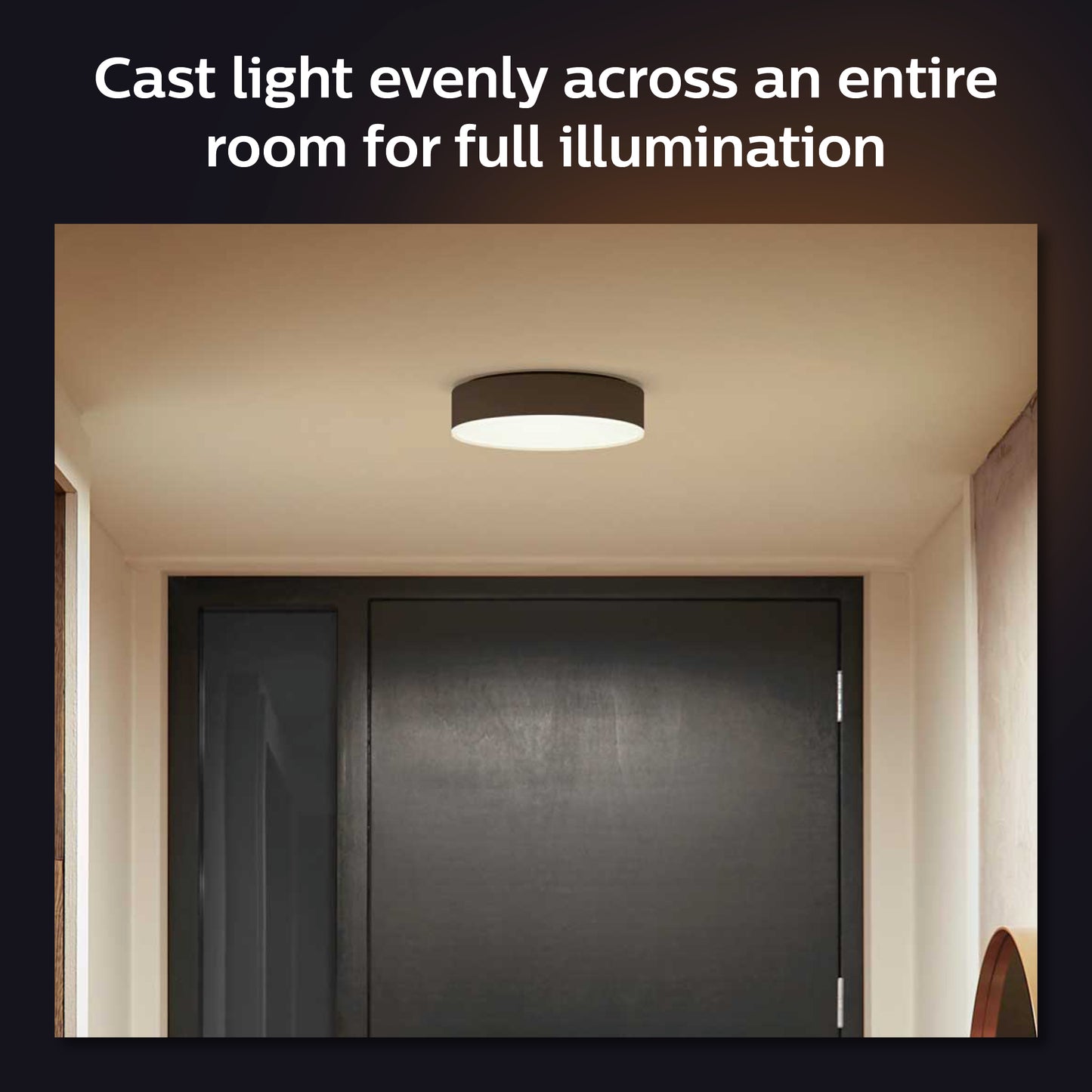 Philips Hue Enrave Small loftlampe - sort