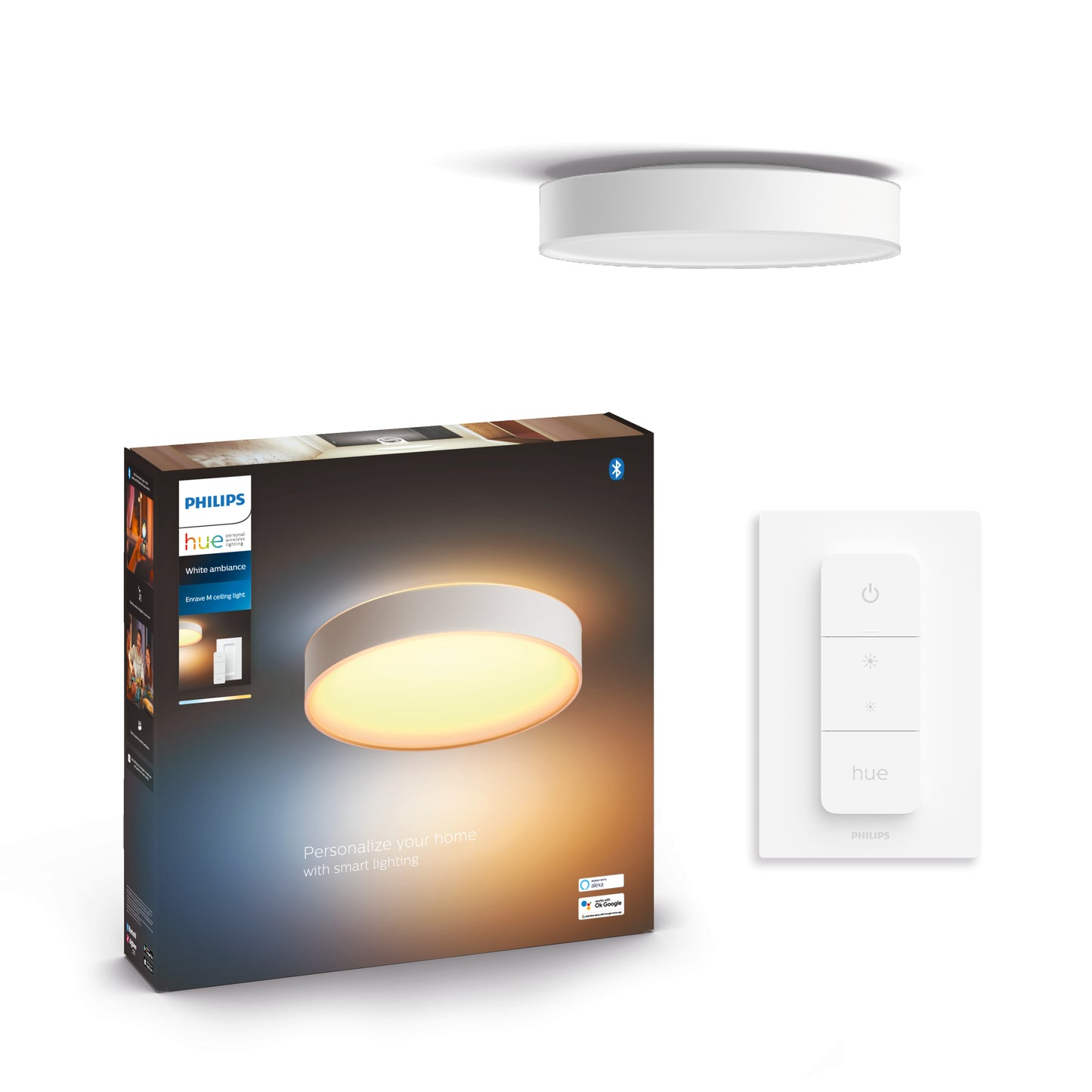 Philips Hue Enrave M loftlampe - Hvid