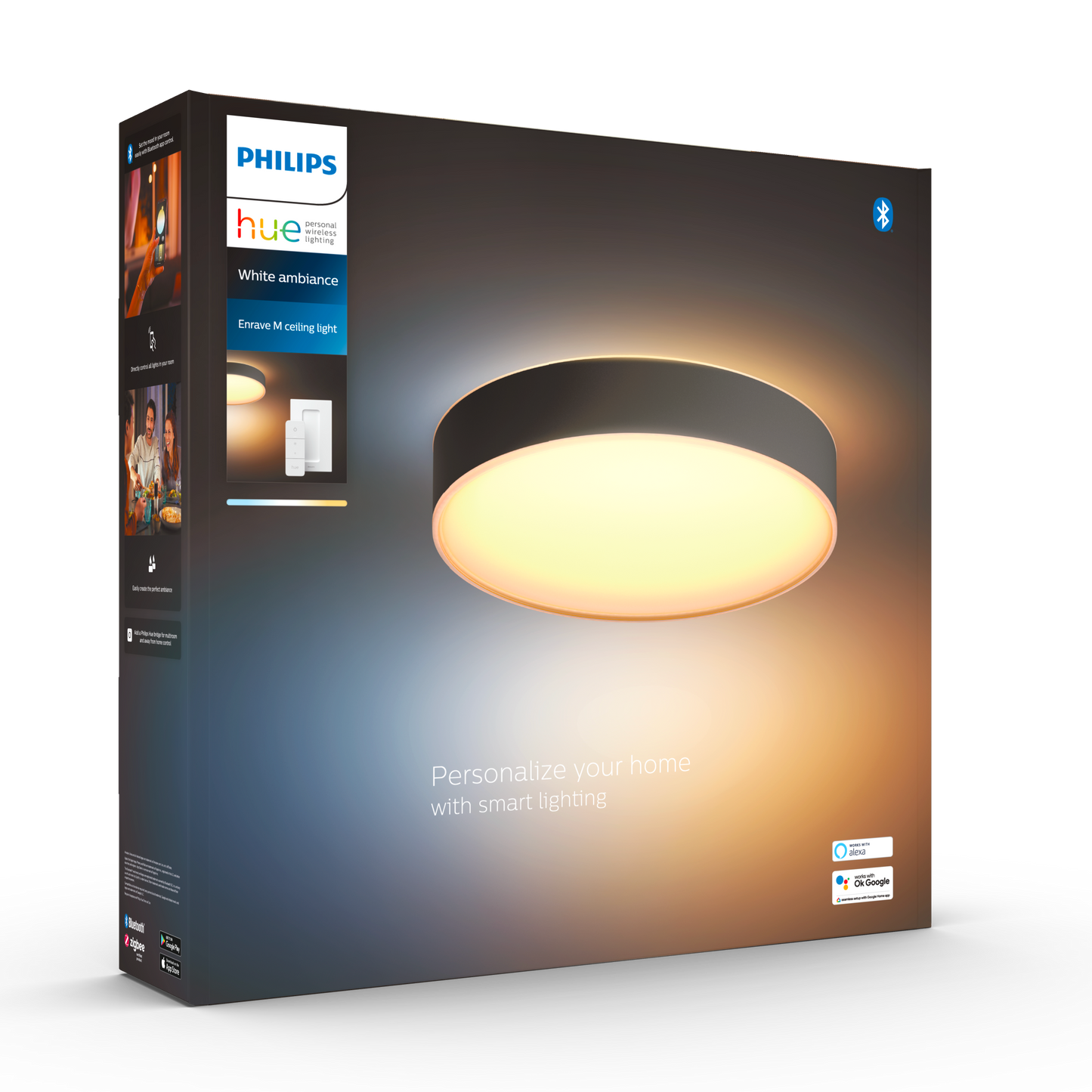 Philips Hue Enrave M Loftlampe - Sort