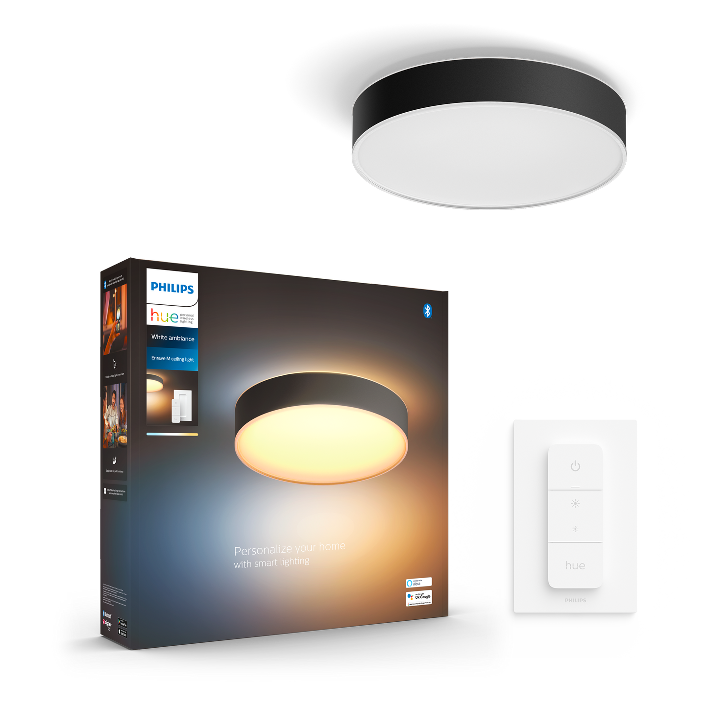 Philips Hue Enrave M Loftlampe - Sort