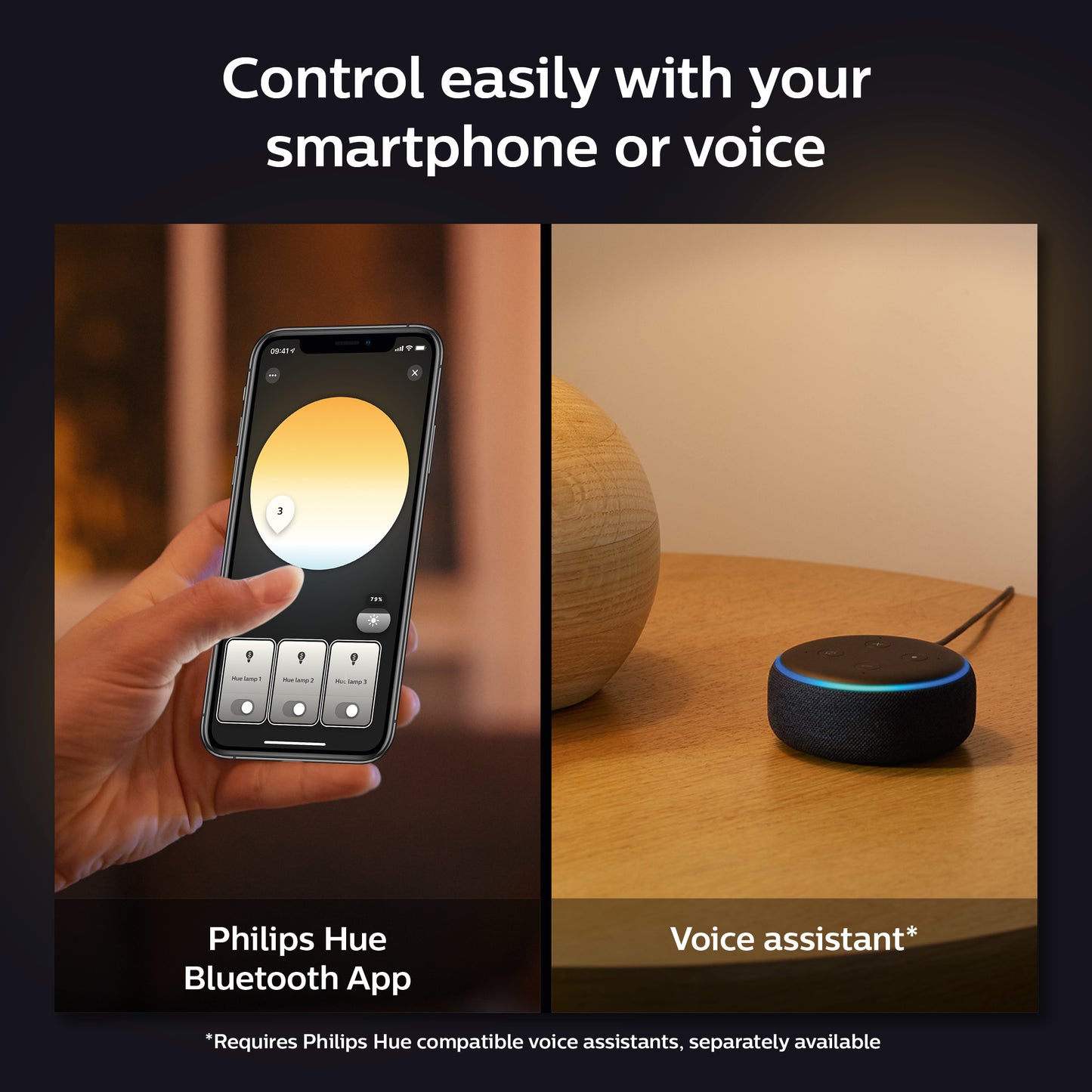 Hvordan styrer du din Philips Hue lamper?