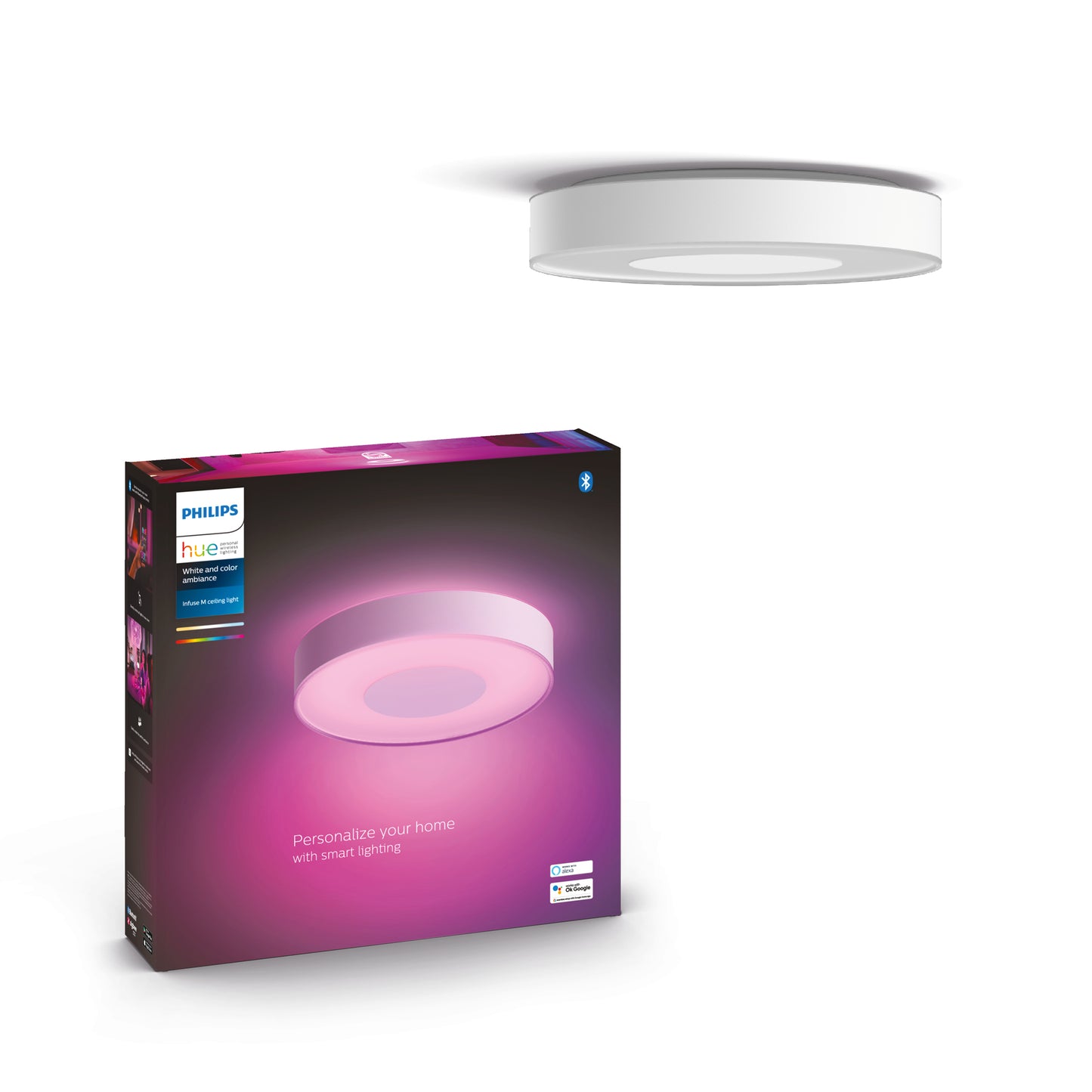 Philips Hue - Infuse M Loftlampe - Hvid