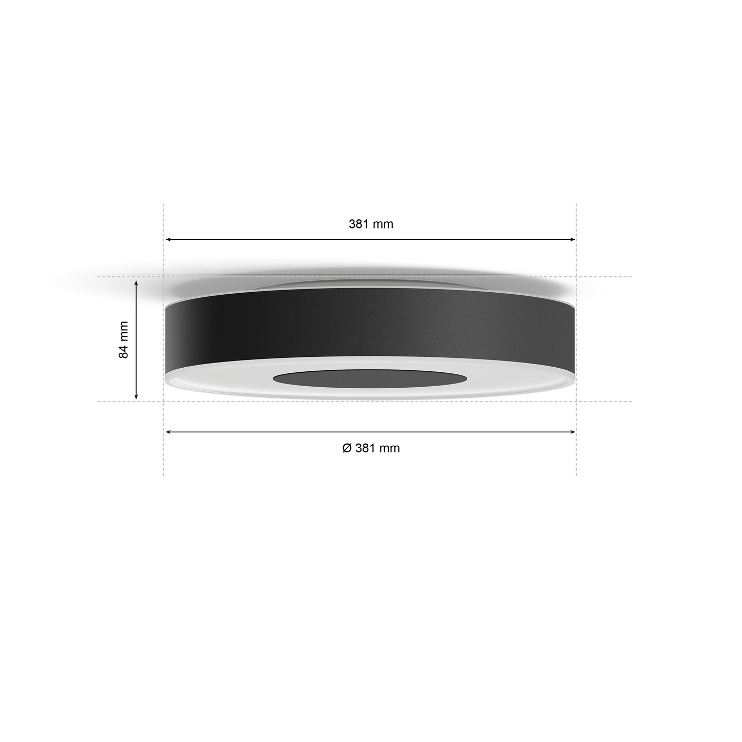 Philips Hue - Infuse M loftlampe - sort