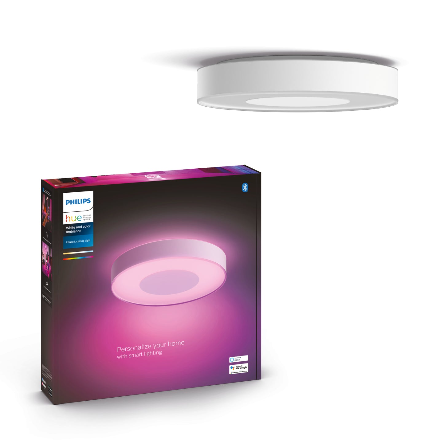 Philips Hue - Infuse L loftlampe - Hvid