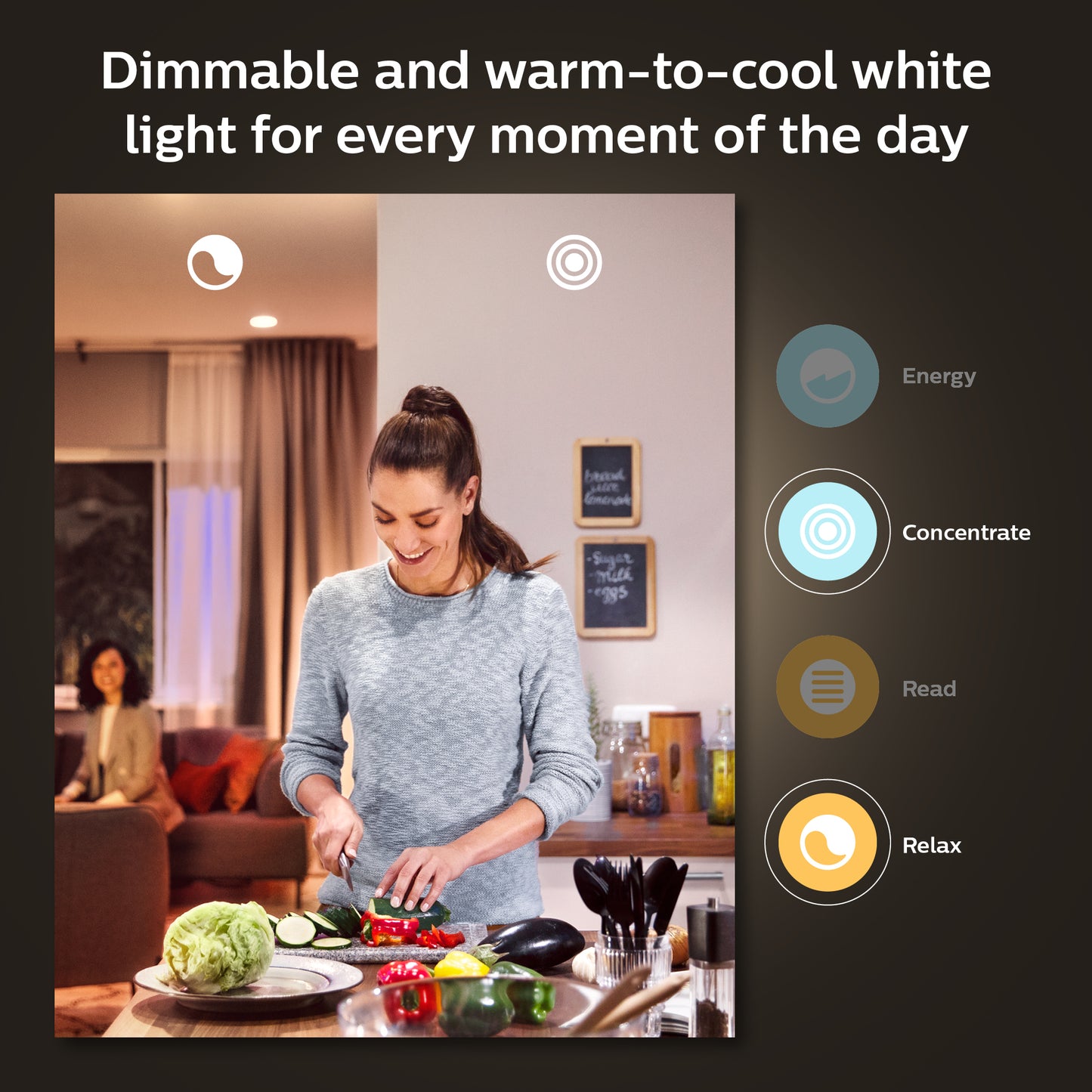 Philips Hue - Hue Pære White Ambiance BT E27 1100 Lumen