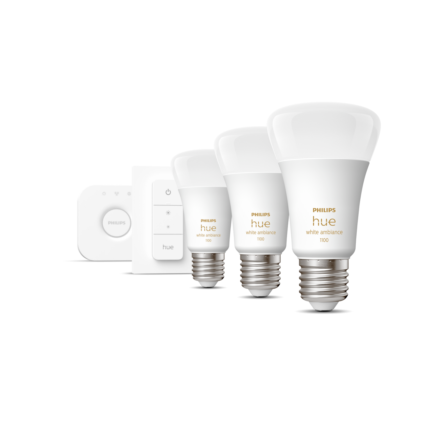 Philips Hue White Ambiance 8W A60 E27 3set