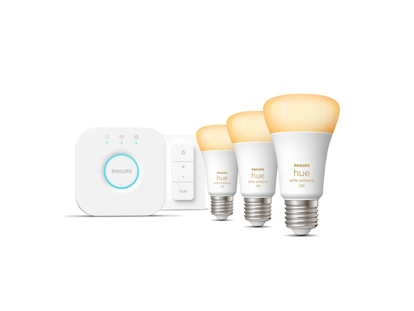 Philips Hue White Ambiance 8W A60 E27 3set
