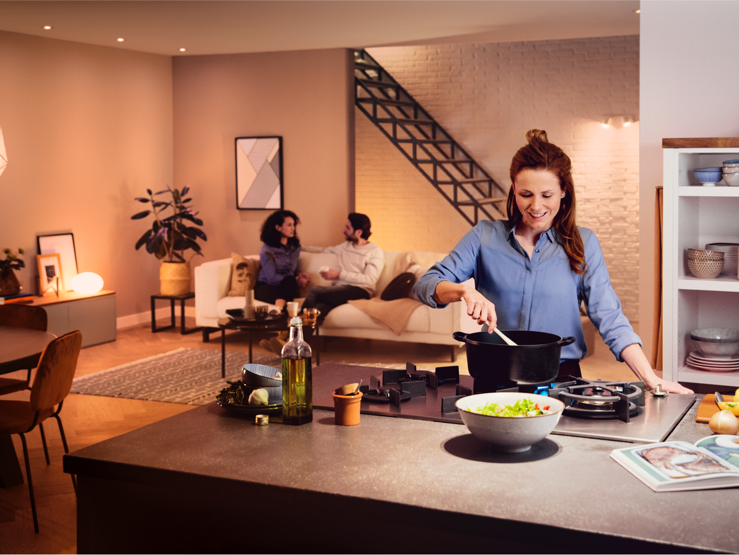 Philips Hue White Ambiance 8W A60 E27 3set