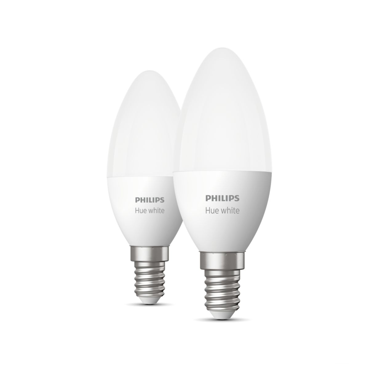 Philips Hue White E14 Kerte m. Bluetooth - 2-pak