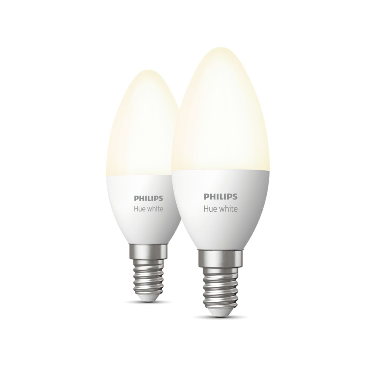 Philips Hue White E14 Kerte m. Bluetooth - 2-pak