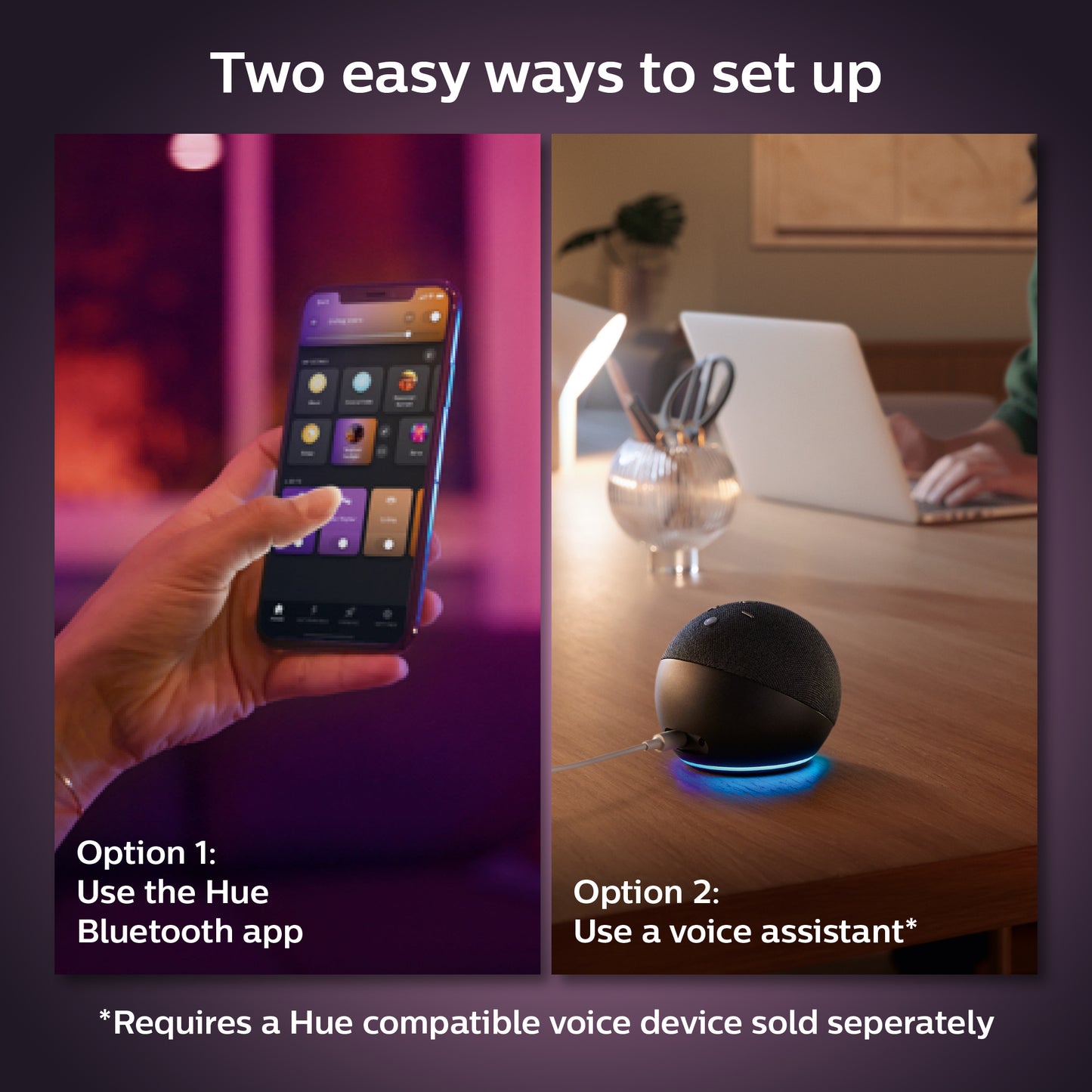 Philips Hue Hue Color E27 Standardpære m. Bluetooth