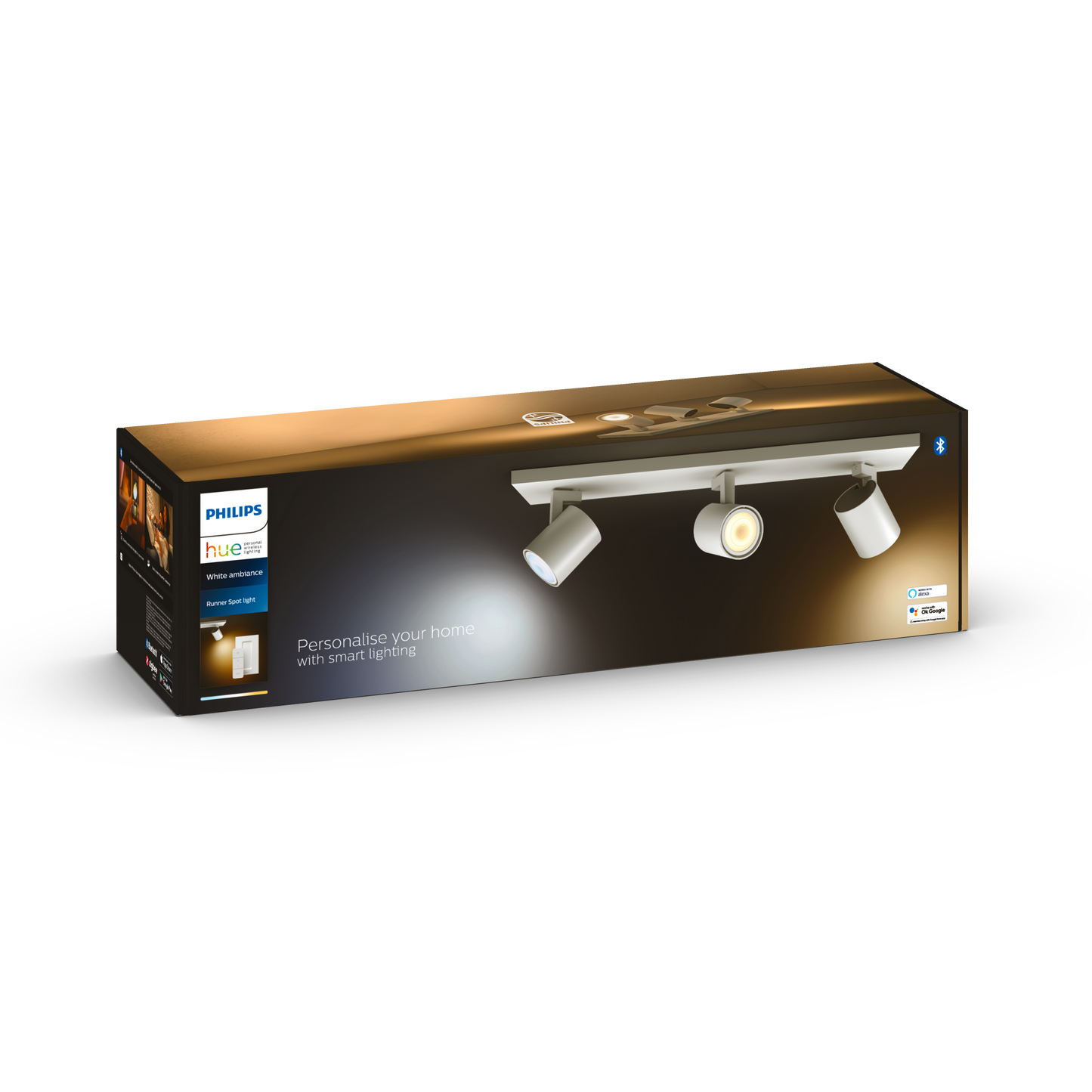 Philips Hue - Hue Runner 3-spot Hvid BT