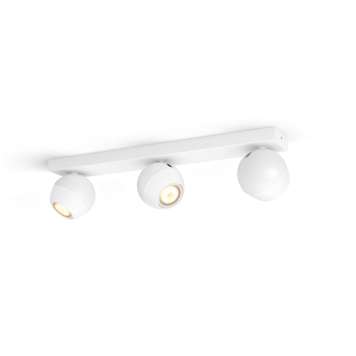 Philips Hue Buckram Hue Loftlampe 3-Spot - Hvid