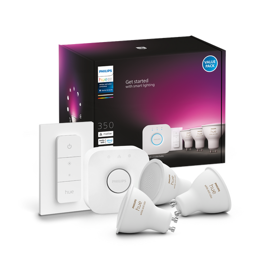 Philips Hue Hue Color GU10 Startpaket med Bluetooth