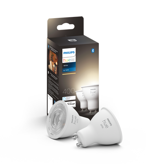 Philips Hue - Hue White GU10 m. Bluetooth 2-pak