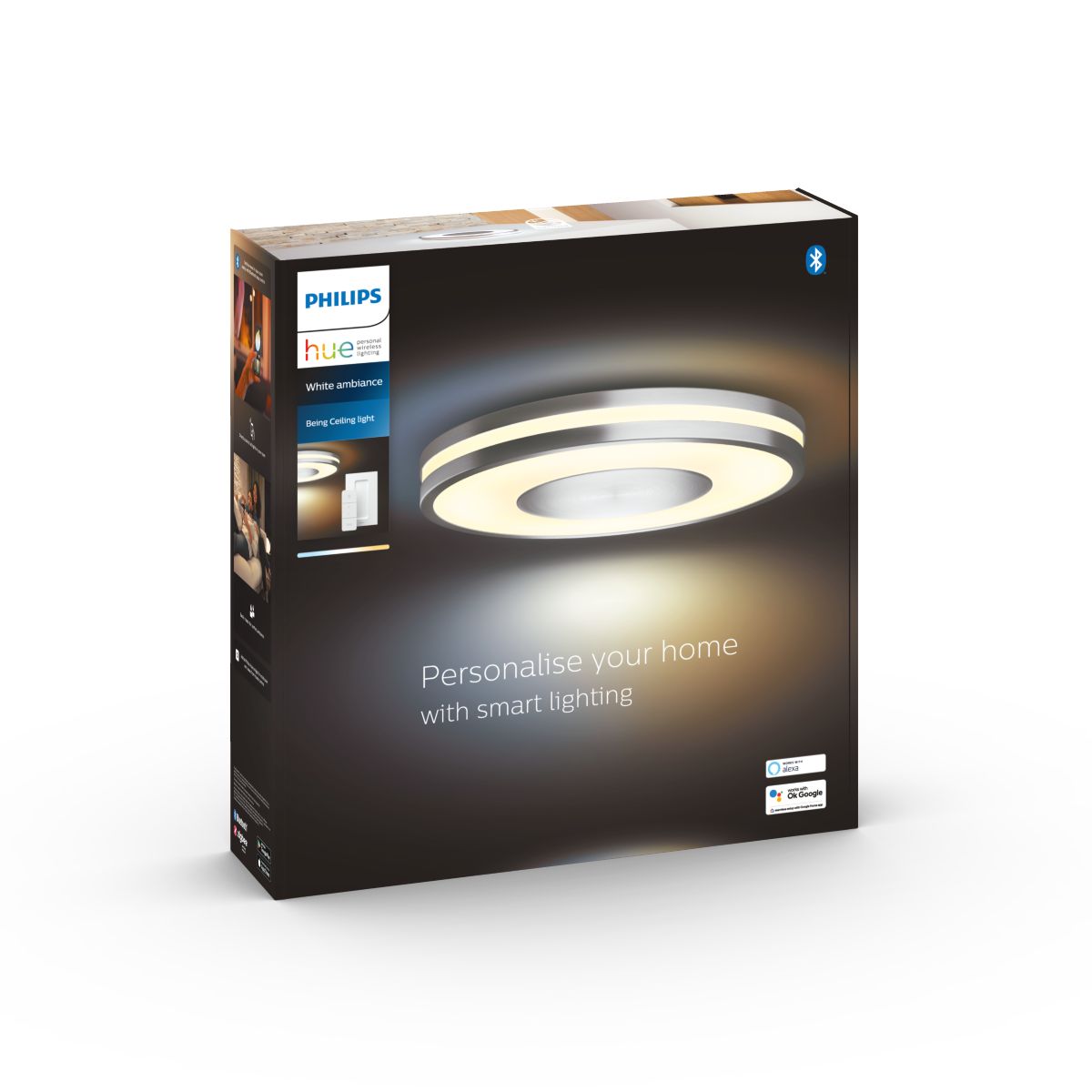 Philips Hue Being Hue Loftlampe - Aluminium