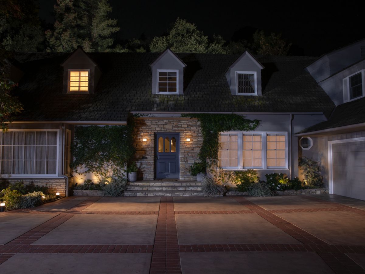 Et hus der indholder Philips hue produkter