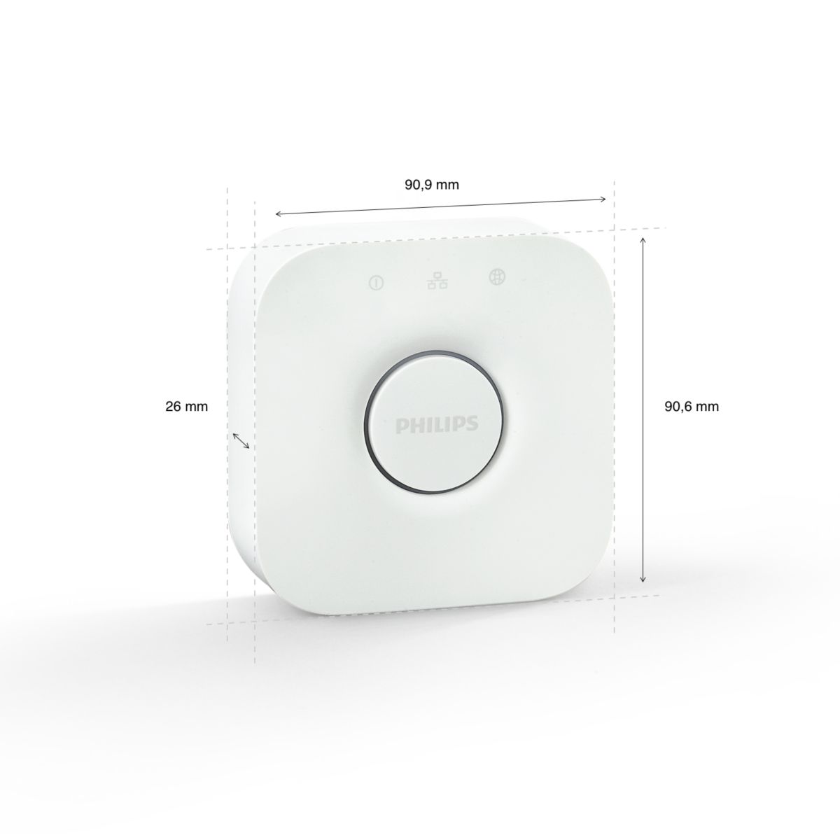 Målene på en Philips hue bridge