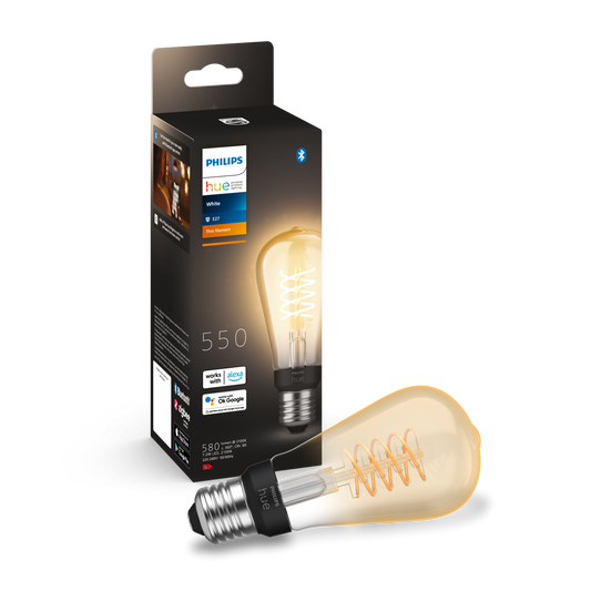 Philips HueW 7.2W Fil ST64 E27 EUR