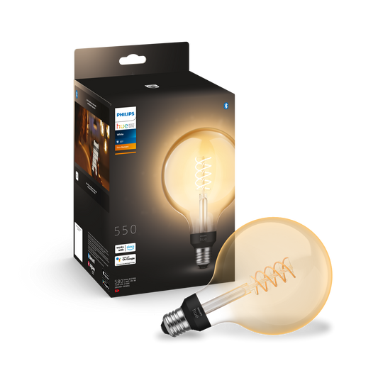 Philips HueW 7.2W Fil G125 E27 EUR