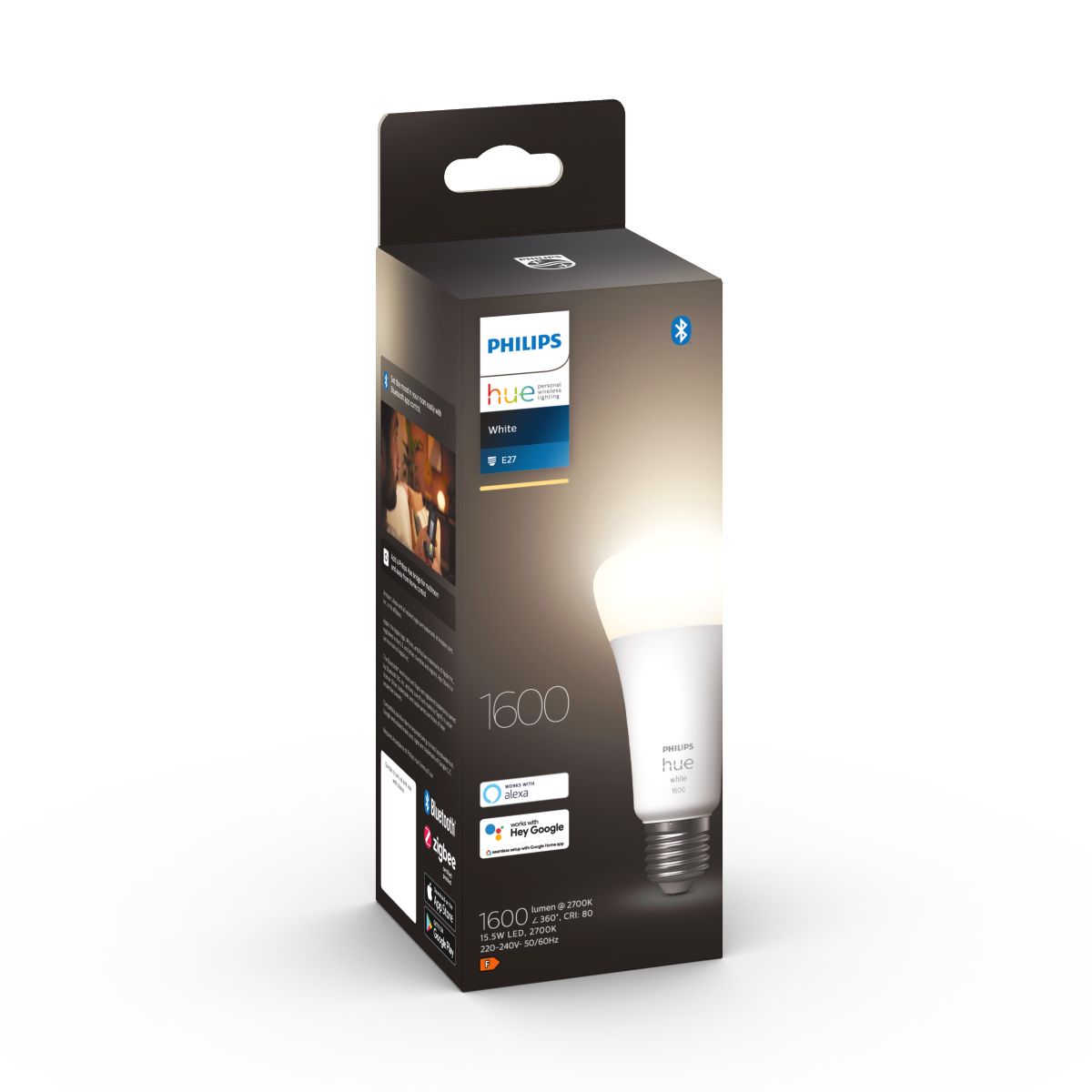 Philips Hue white 100 w hos lampeexperten - god til store lamper