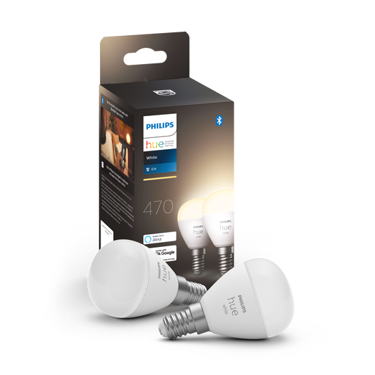 Philips Hue - Hue White E14 Kronepære 2-pak