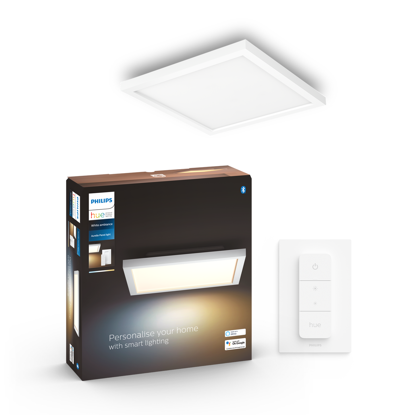 Philips Hue Aurelle Hue Taklampa Fyrkantig - Liten 30*30