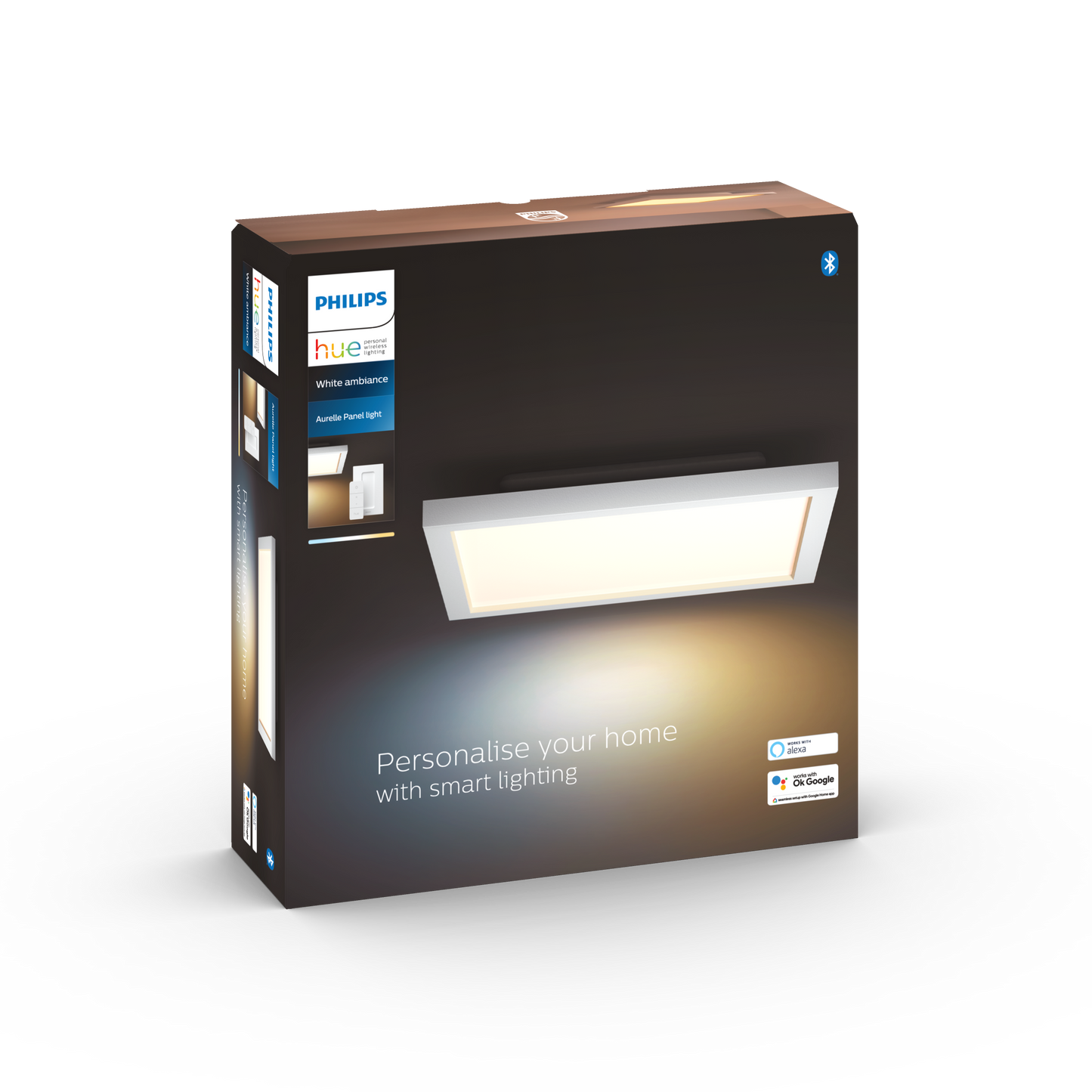 Philips Hue Aurelle Hue Loftlampe Kvadratisk - Lille 30*30