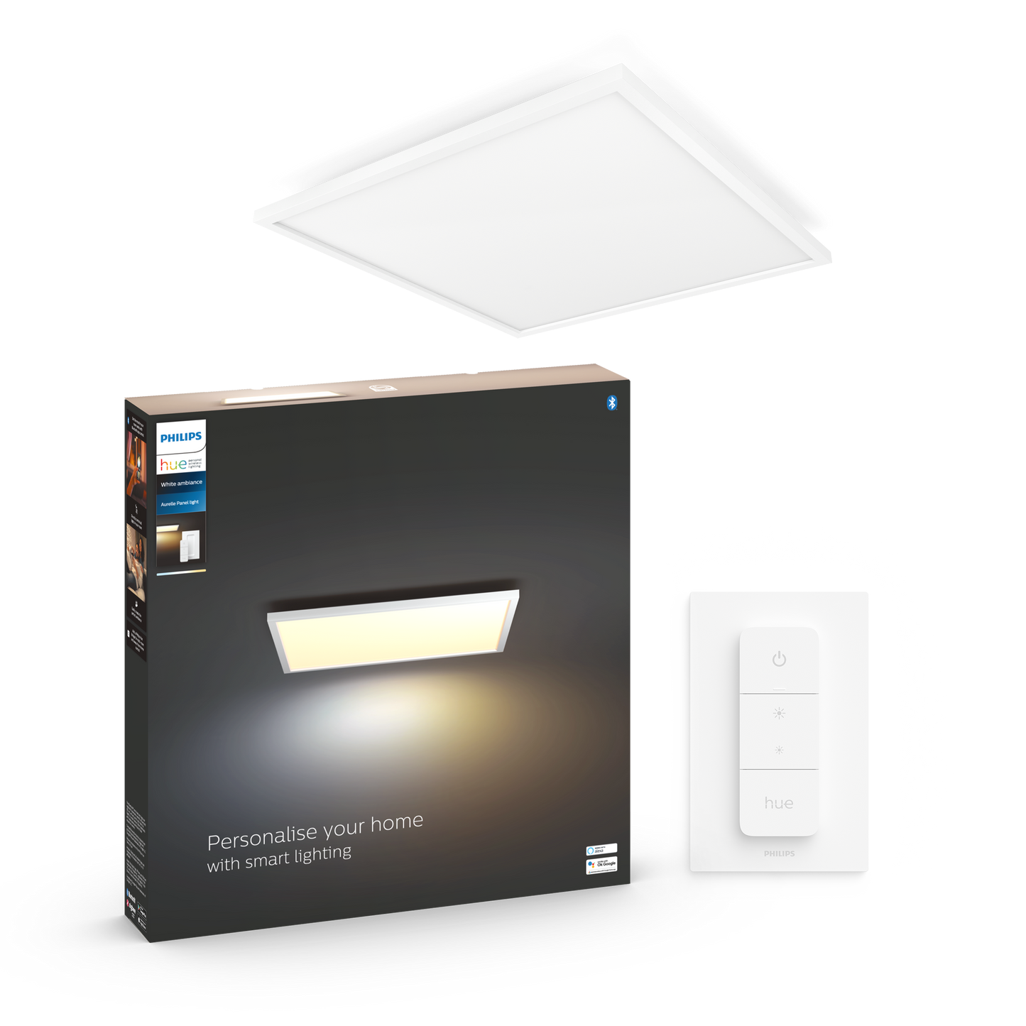 Philips Hue Aurelle Hue Loftlampe Kvadratisk Stor 60*60