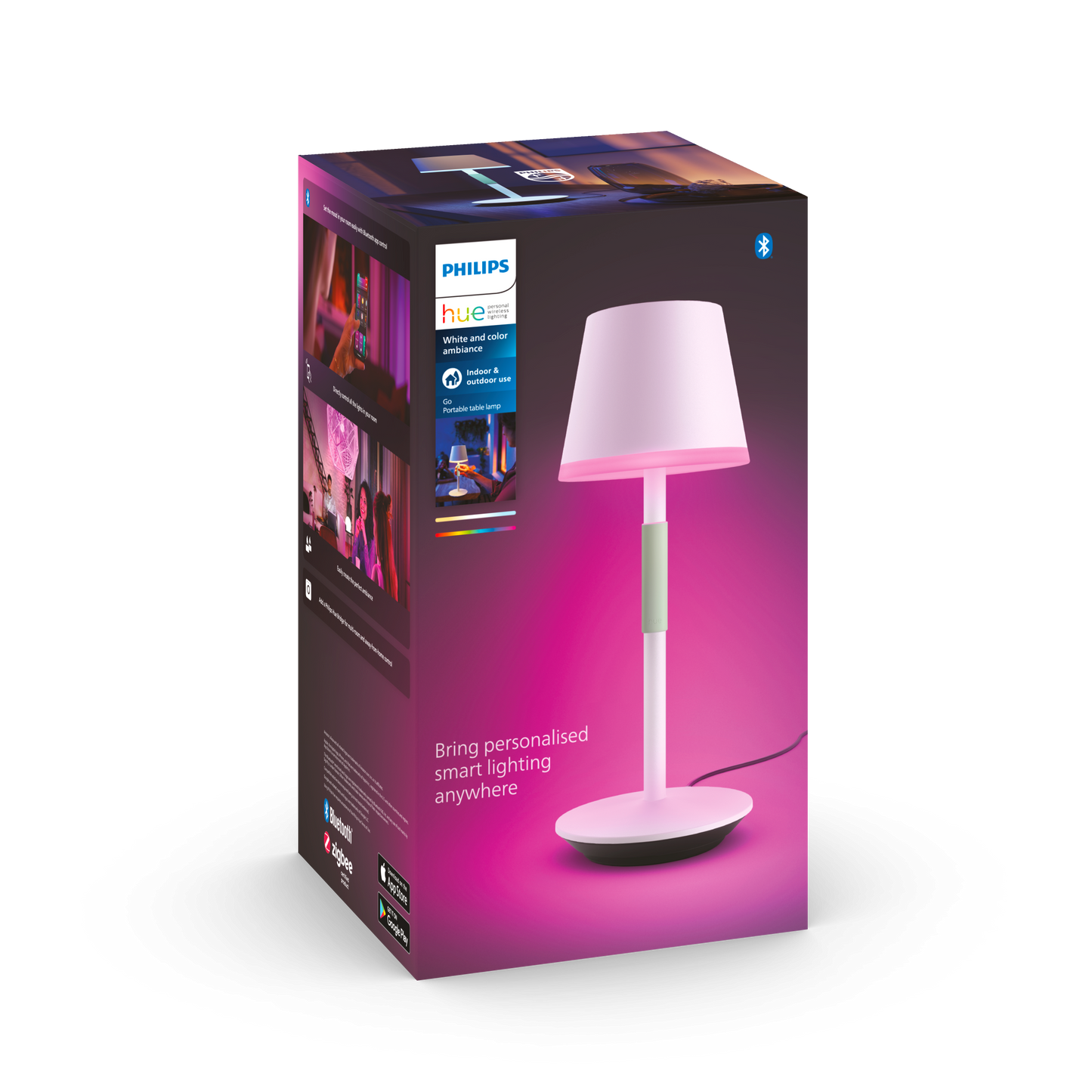 Philips Hue Hue Go portable table lamp Hvid