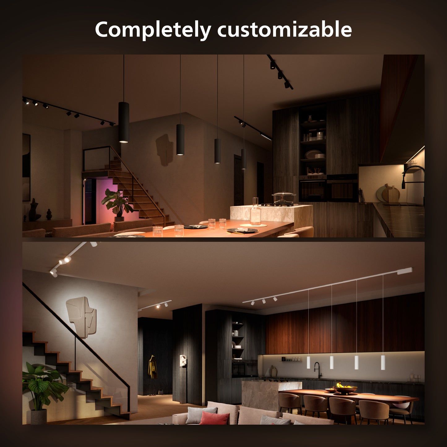 Philips Hue Perifo lysskinnesæt - 3 pendler