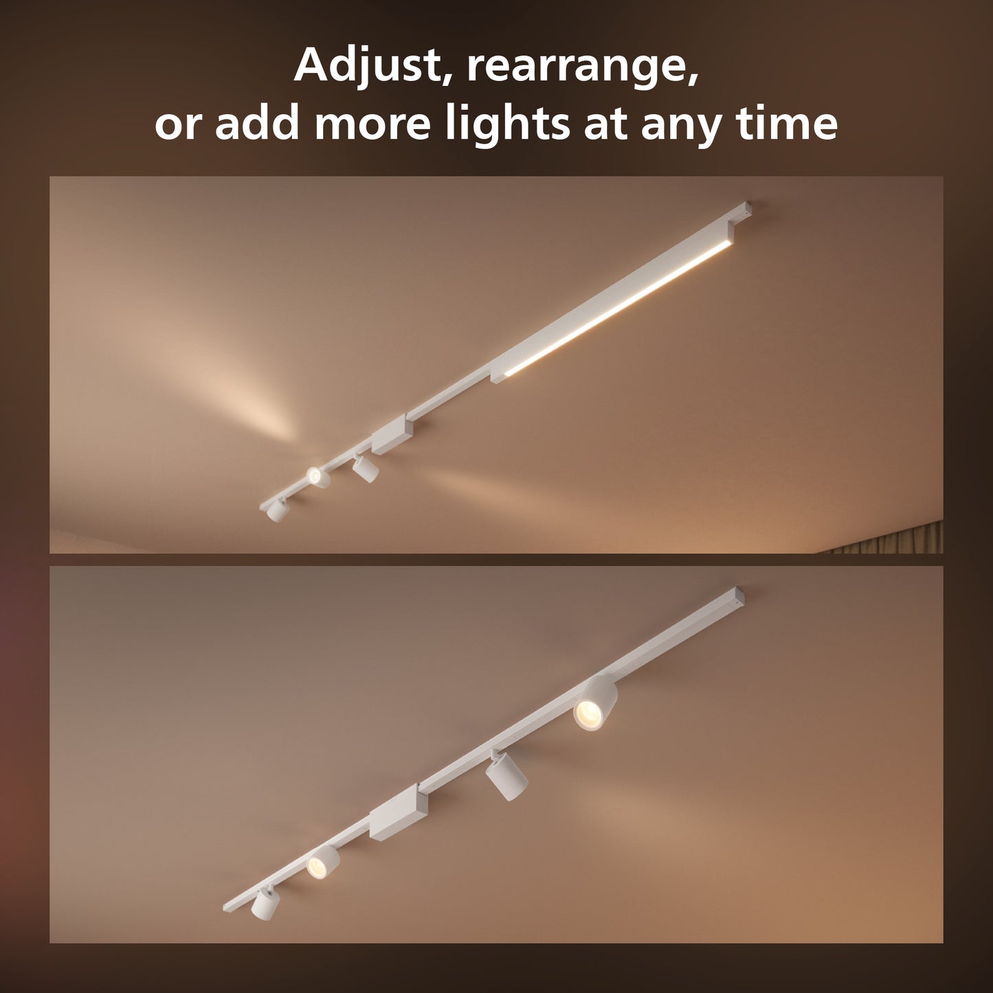 Philips Hue Perifo lysskinnesæt - 3 pendler