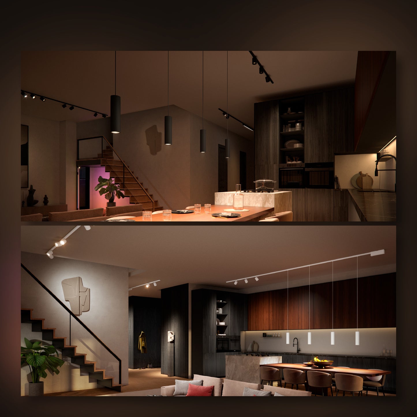 Philips Hue Perifo lysskinnesæt - 3 pendler