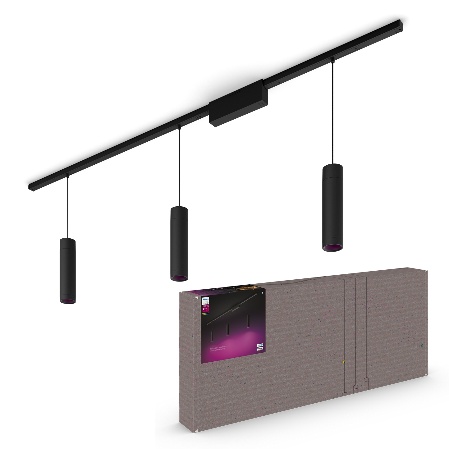 Philips Hue Perifo lysskinnesæt - 3 pendler