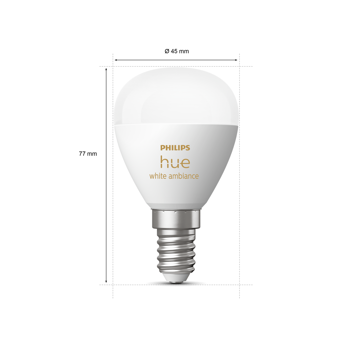 Philips Hue - White ambiance Kronepære - E14 - 1 Pak