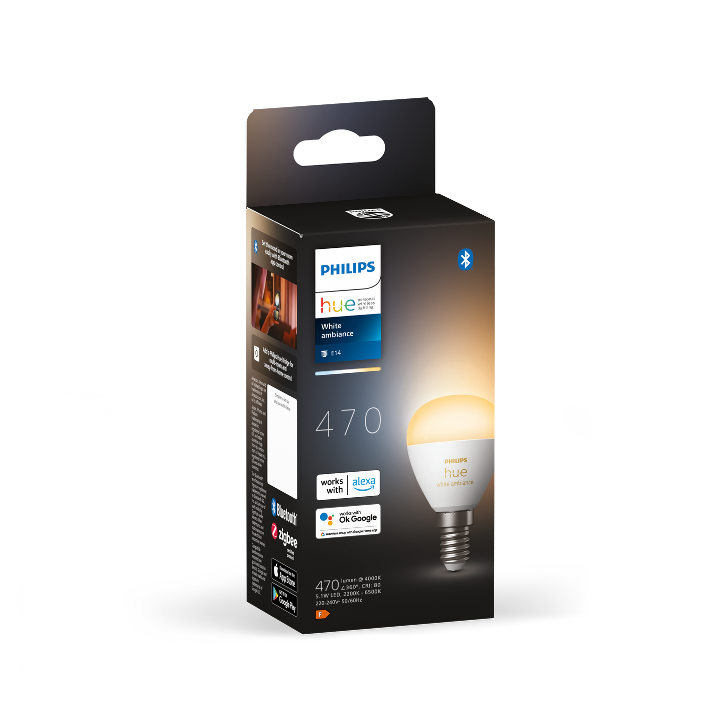 Philips Hue ambiance E14 Kronepære med farveskift