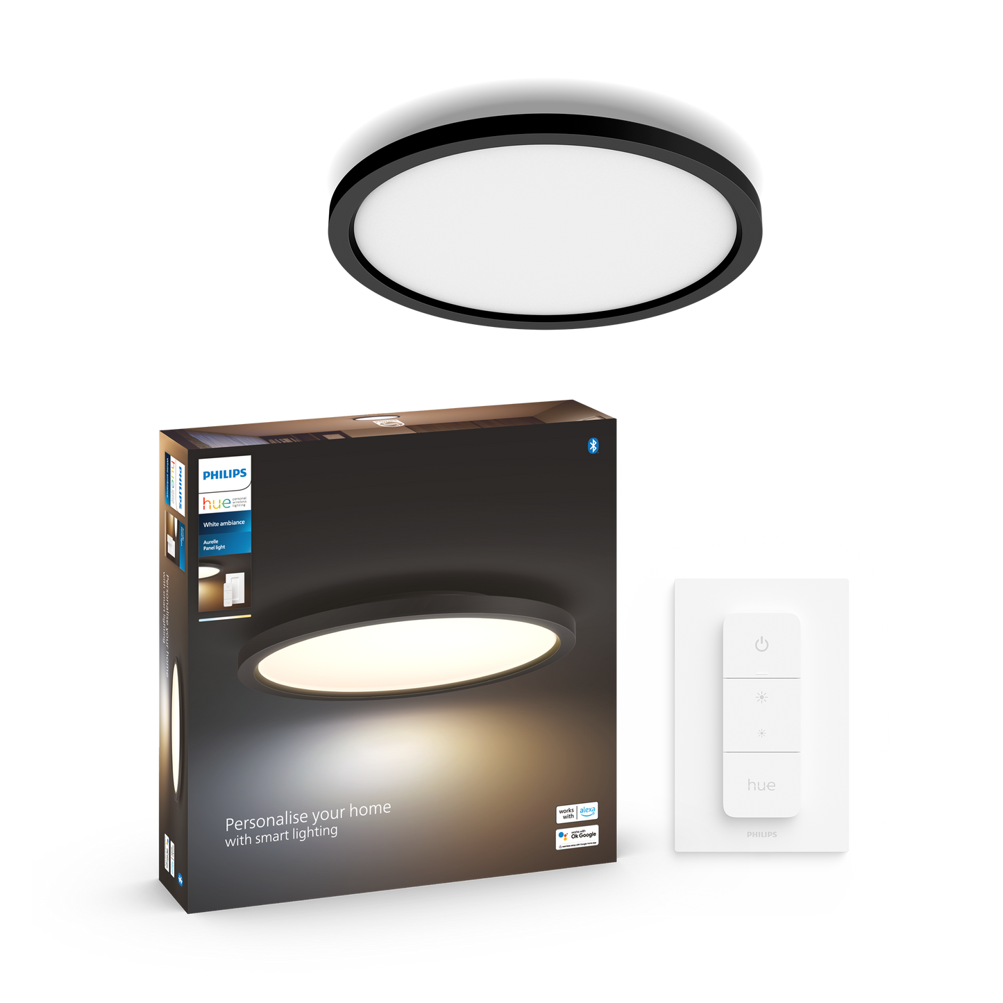 Philips Hue Aurelle Panel rund 21W loftlampe Ø39,5