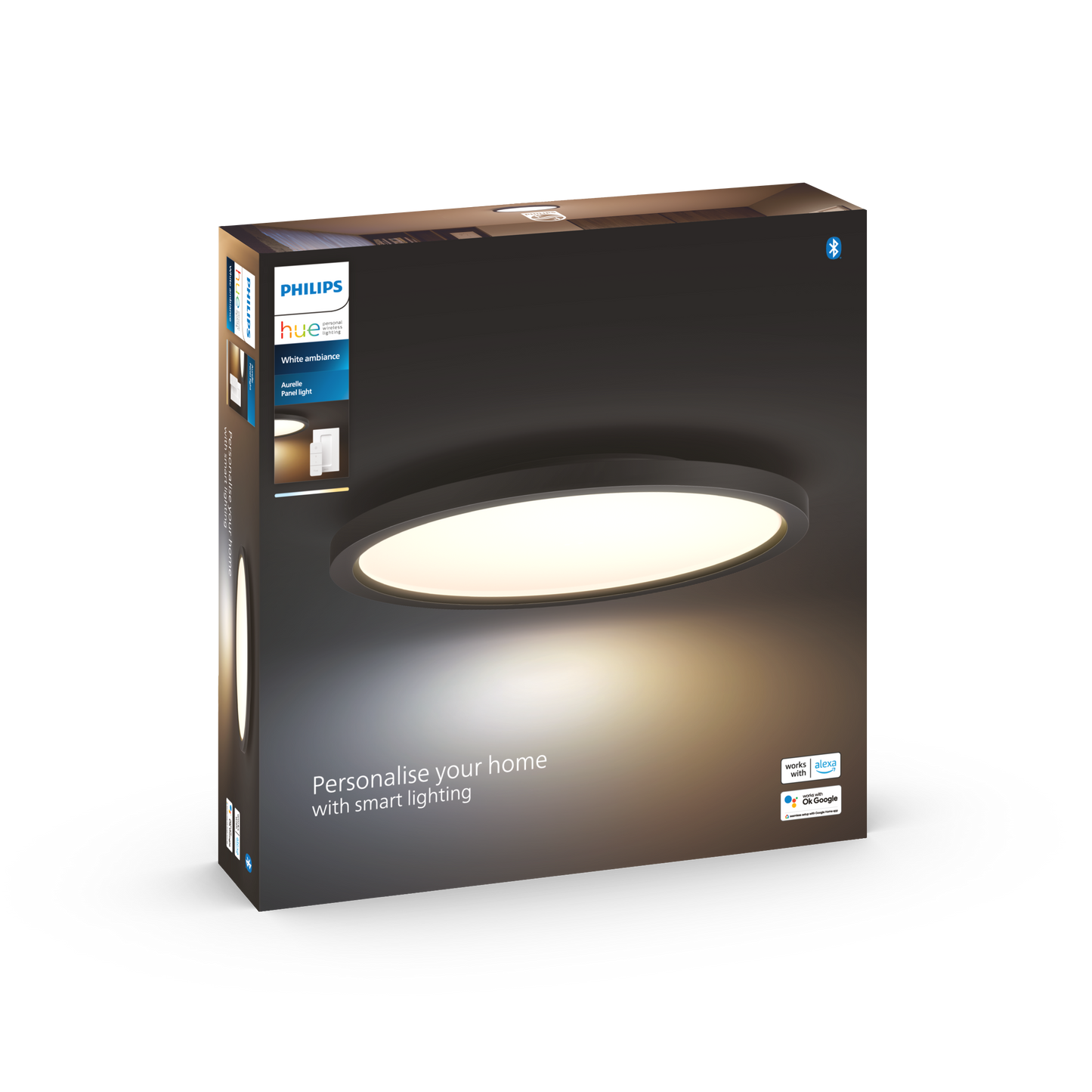 Philips Hue Aurelle Panel rund 21W loftlampe Ø39,5