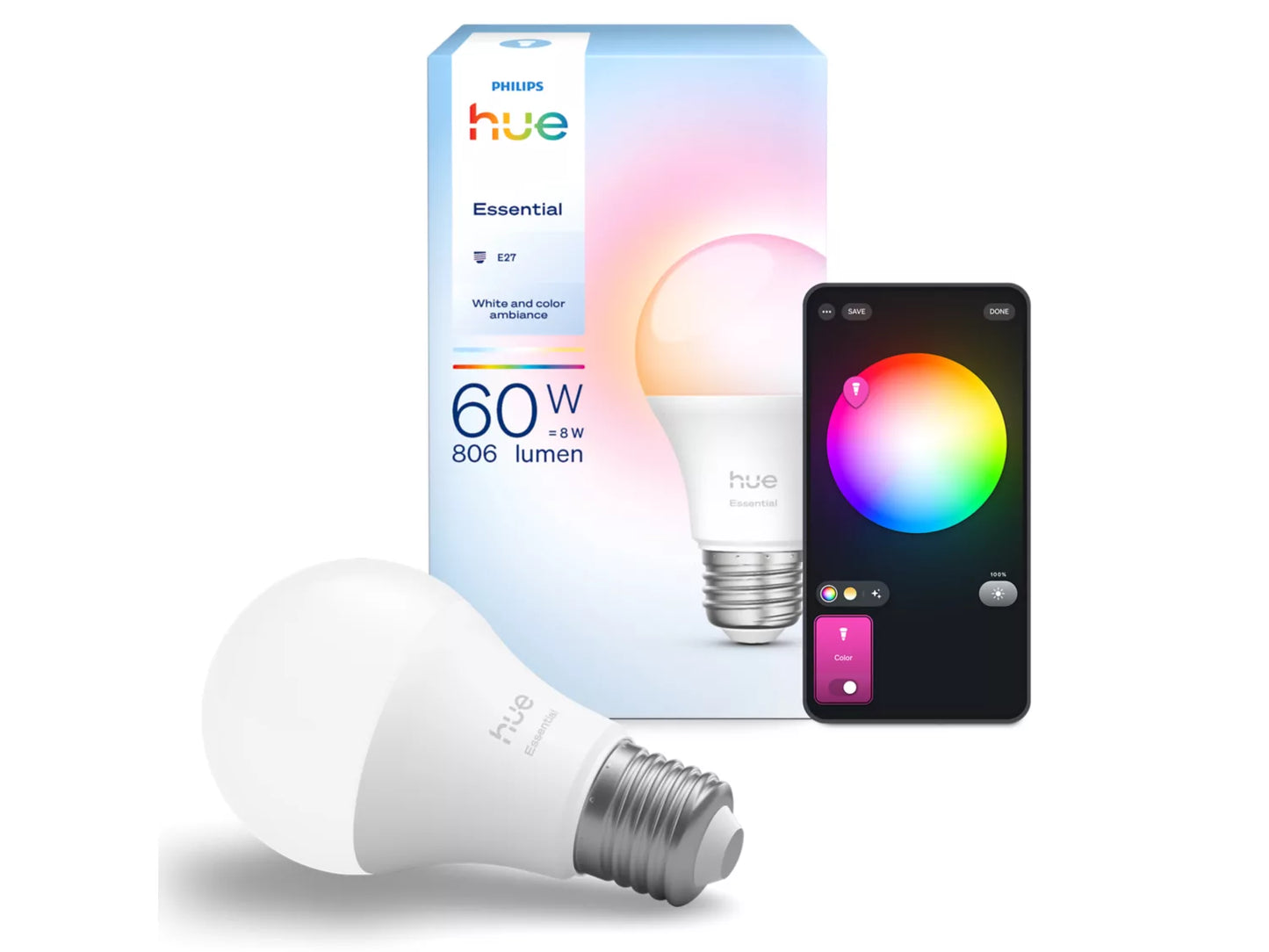 Philips Hue E WCA 806 A60 E27 1P EU