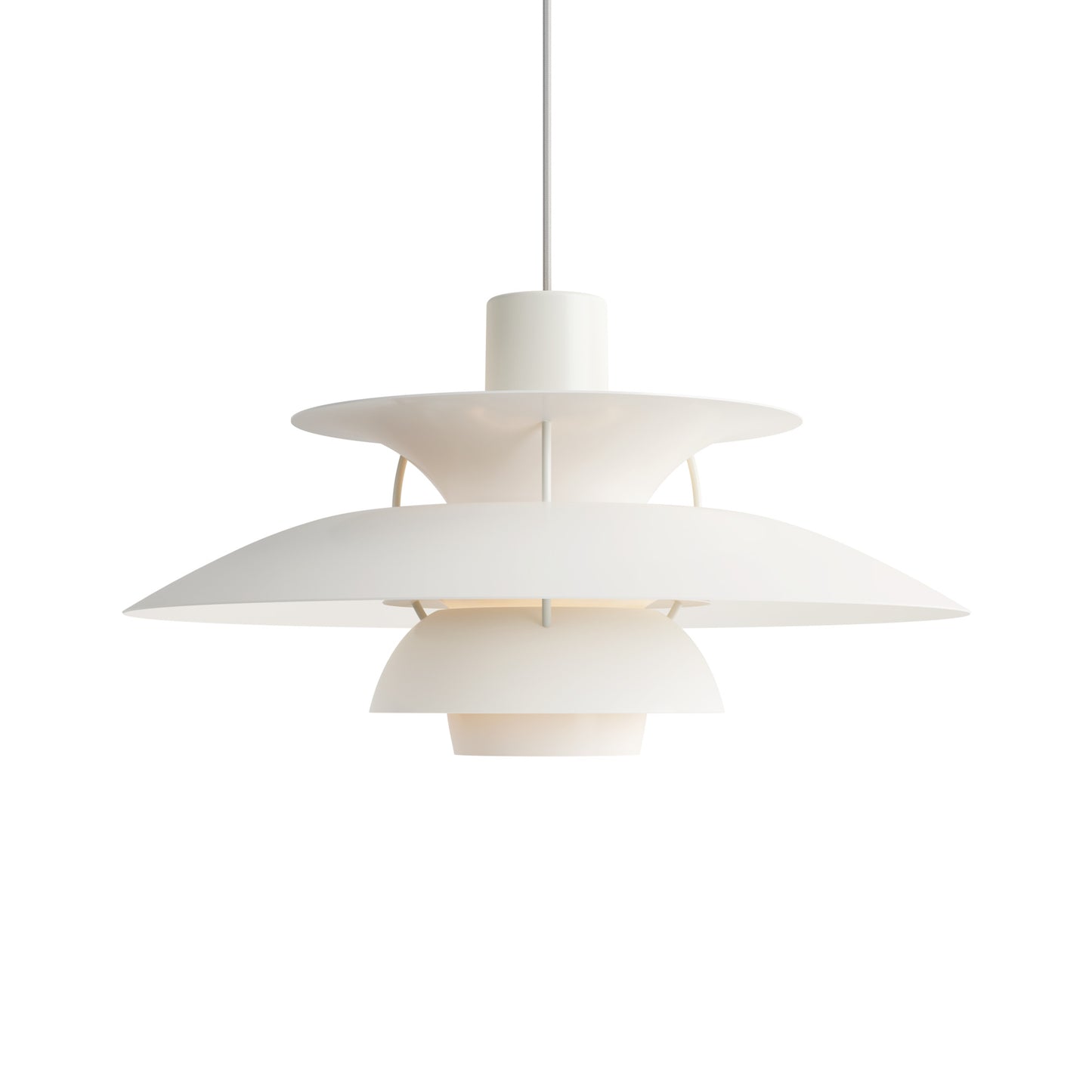 Louis Poulsen - PH 5 Pendel - Monokrom Vit