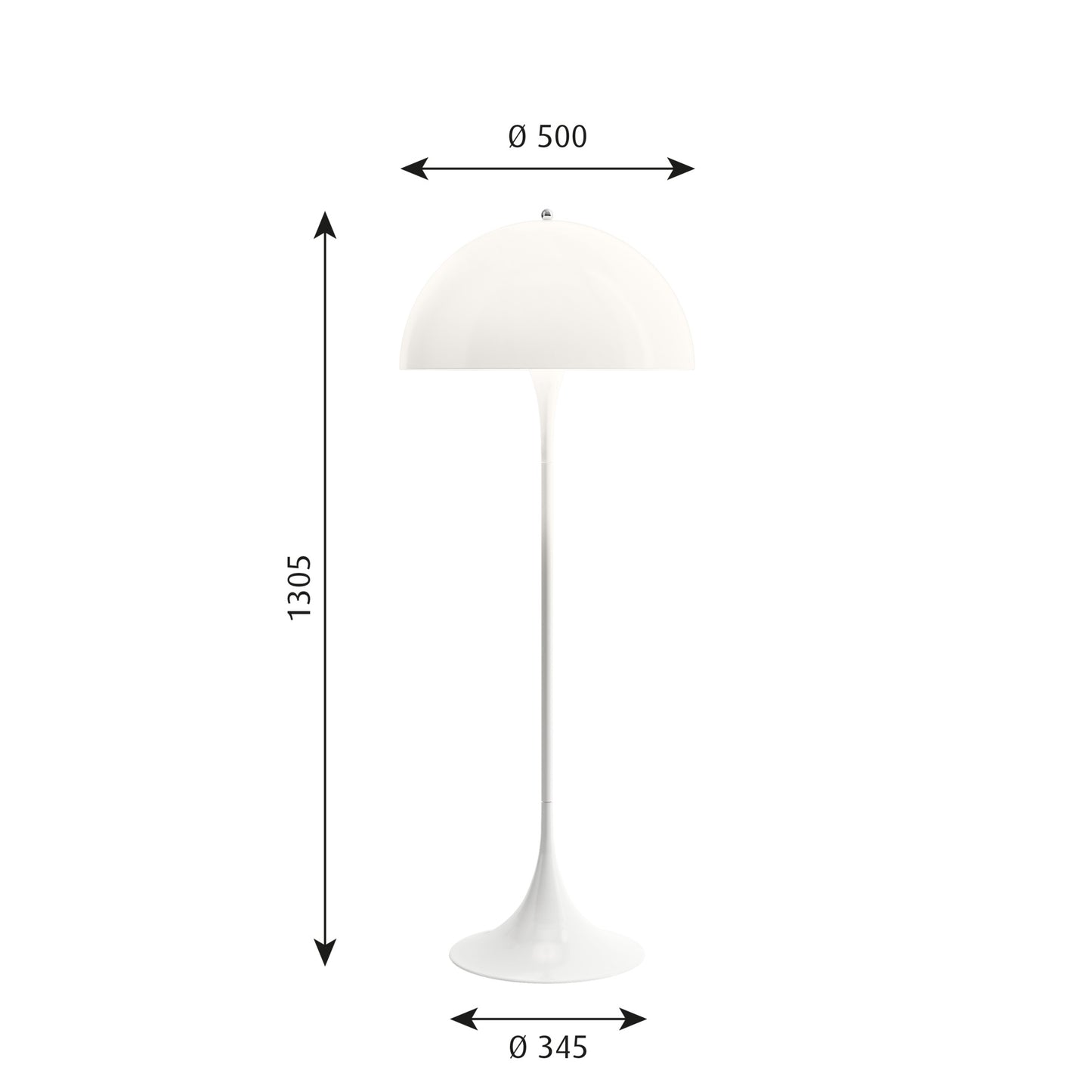 Louis Poulsen Panthella Gulvlampe - Opal