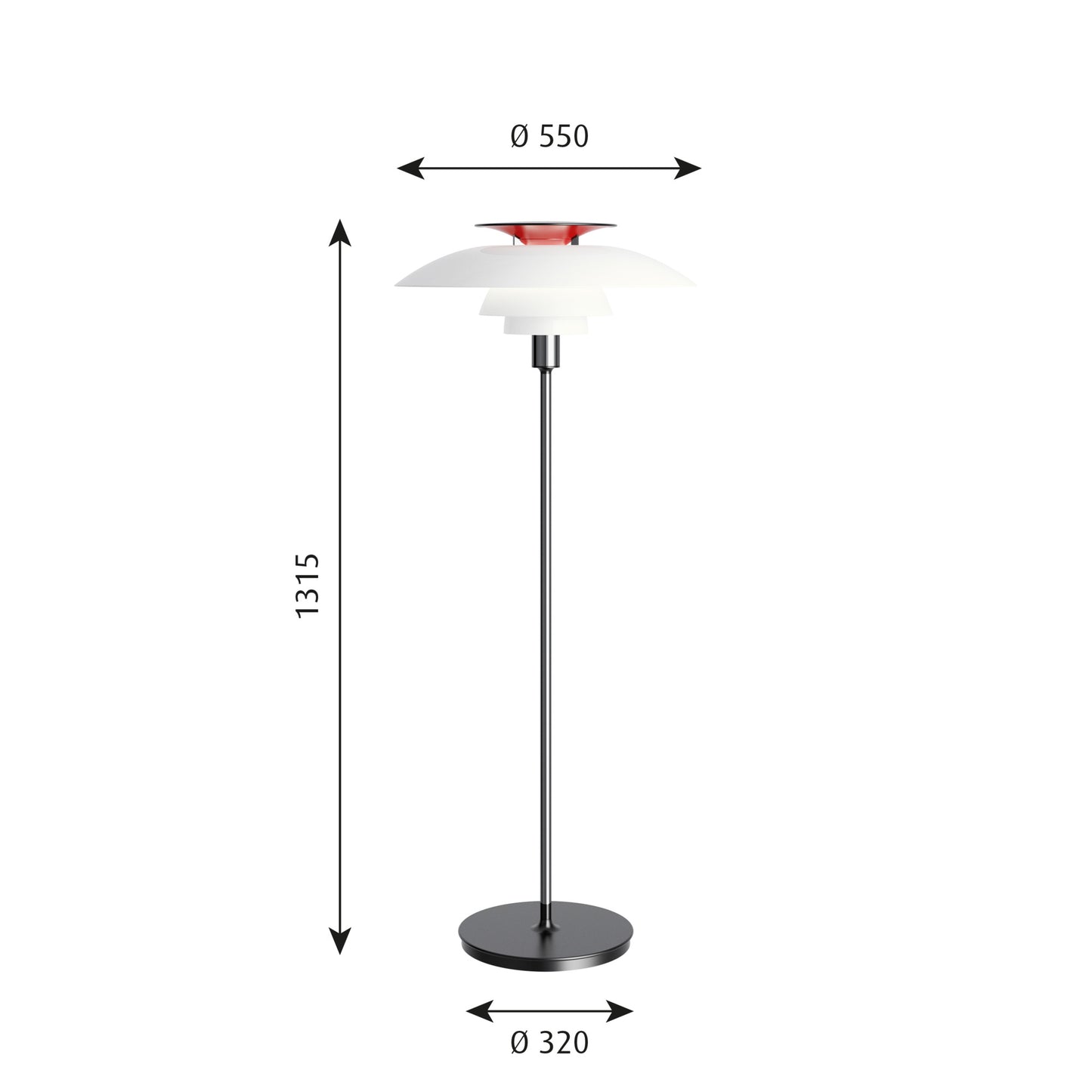 Louis Poulsen - PH 80 Golvlampa - Original