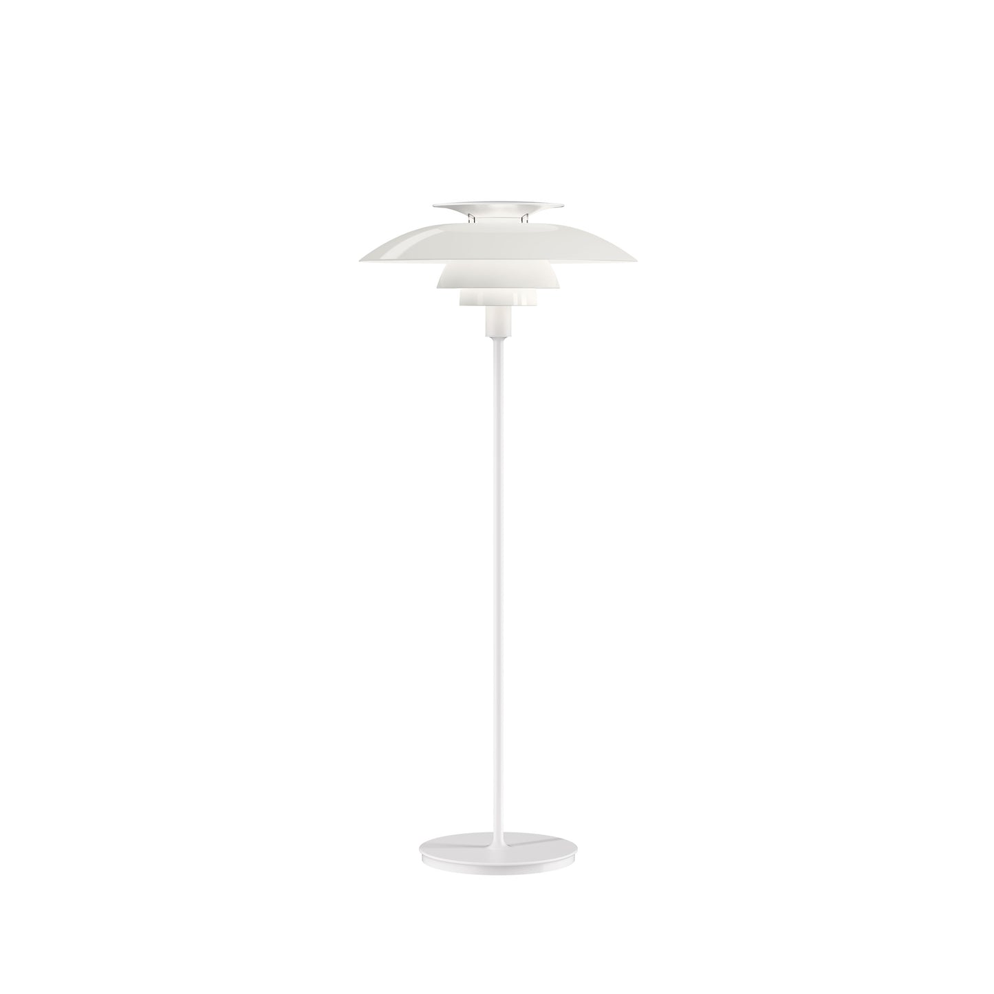 Louis Poulsen - PH 80 Golvlampa Vit Opal Akryl/Vit