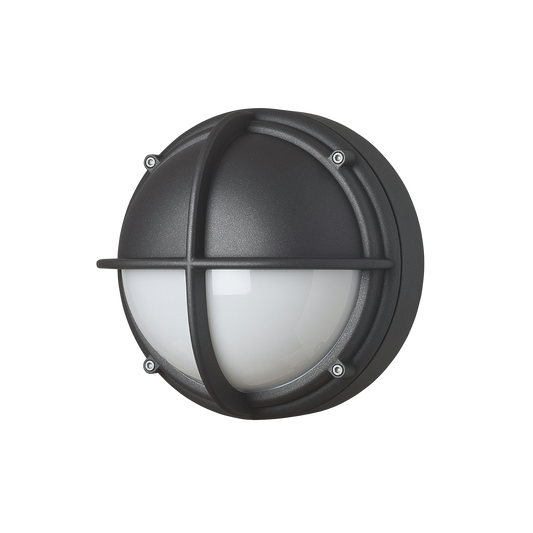 Louis Poulsen Skot udendørs væglampe - Grafit/Opal/Halvåben