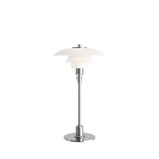 Louis Poulsen PH 2/1 Bordlampe Højglansforkromet